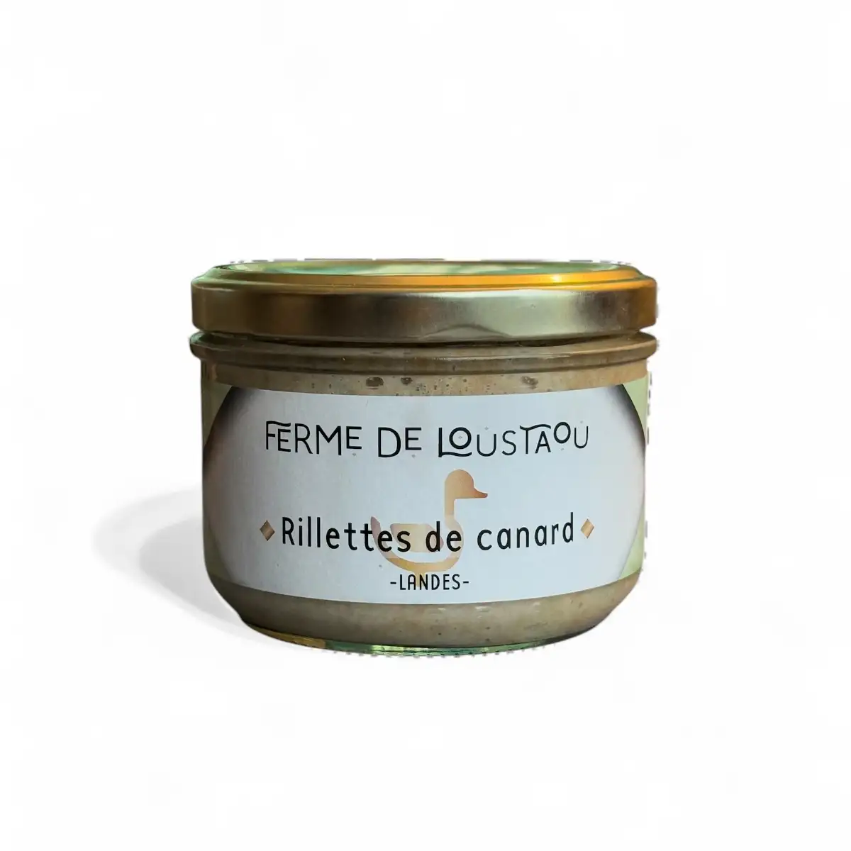 Rillettes pur canard au Foie Gras (10%)