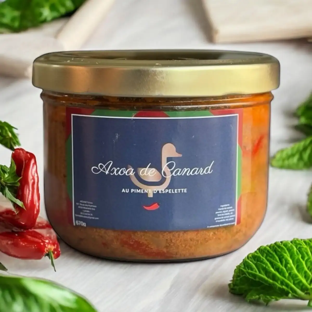 Axoa de canard au piment d’Espelette