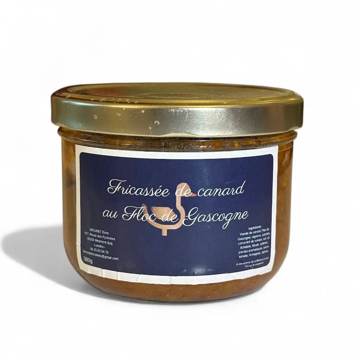 Fricassée de canard au Floc de Gascogne